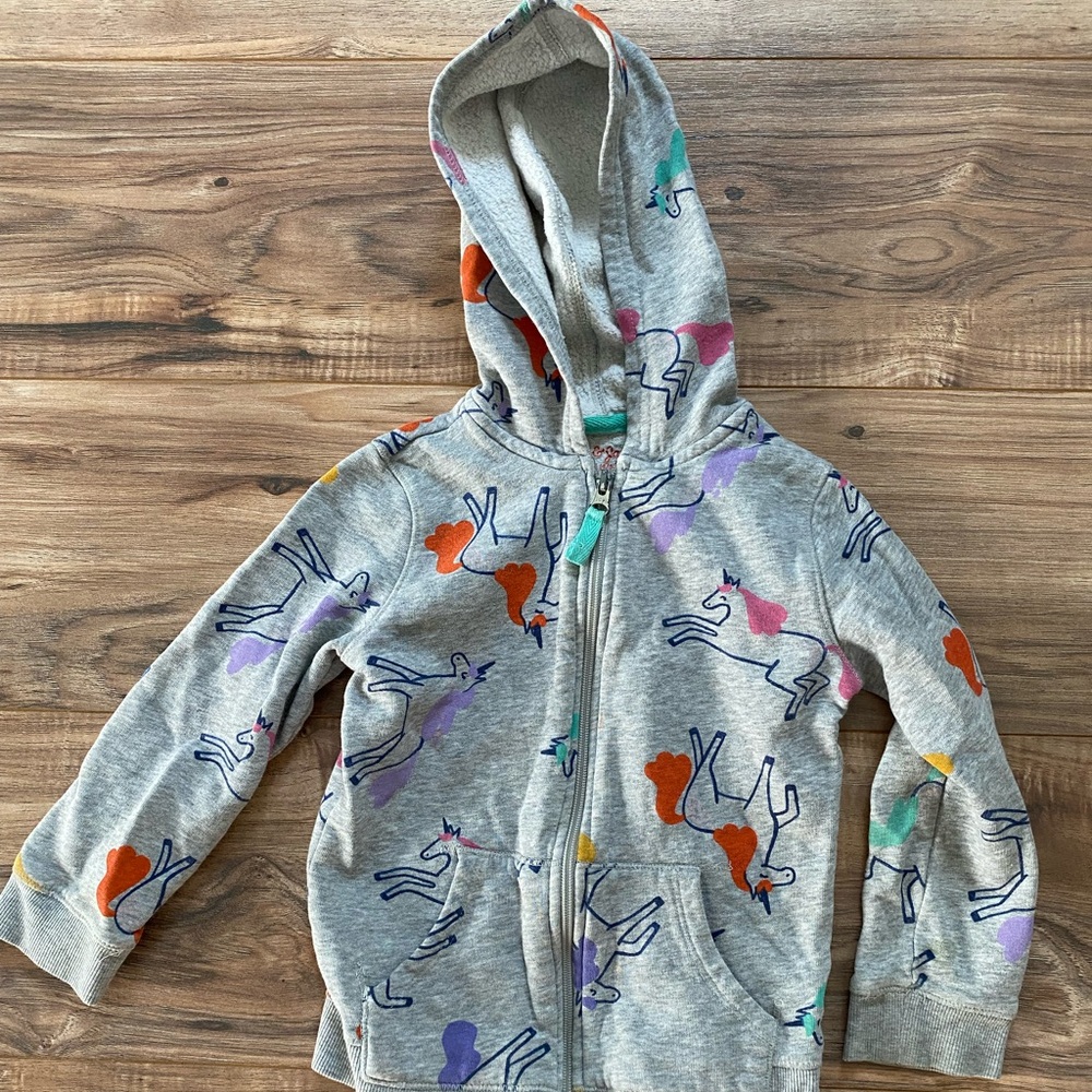 Cat and Jack kids unicorn hoodie sweatshirt